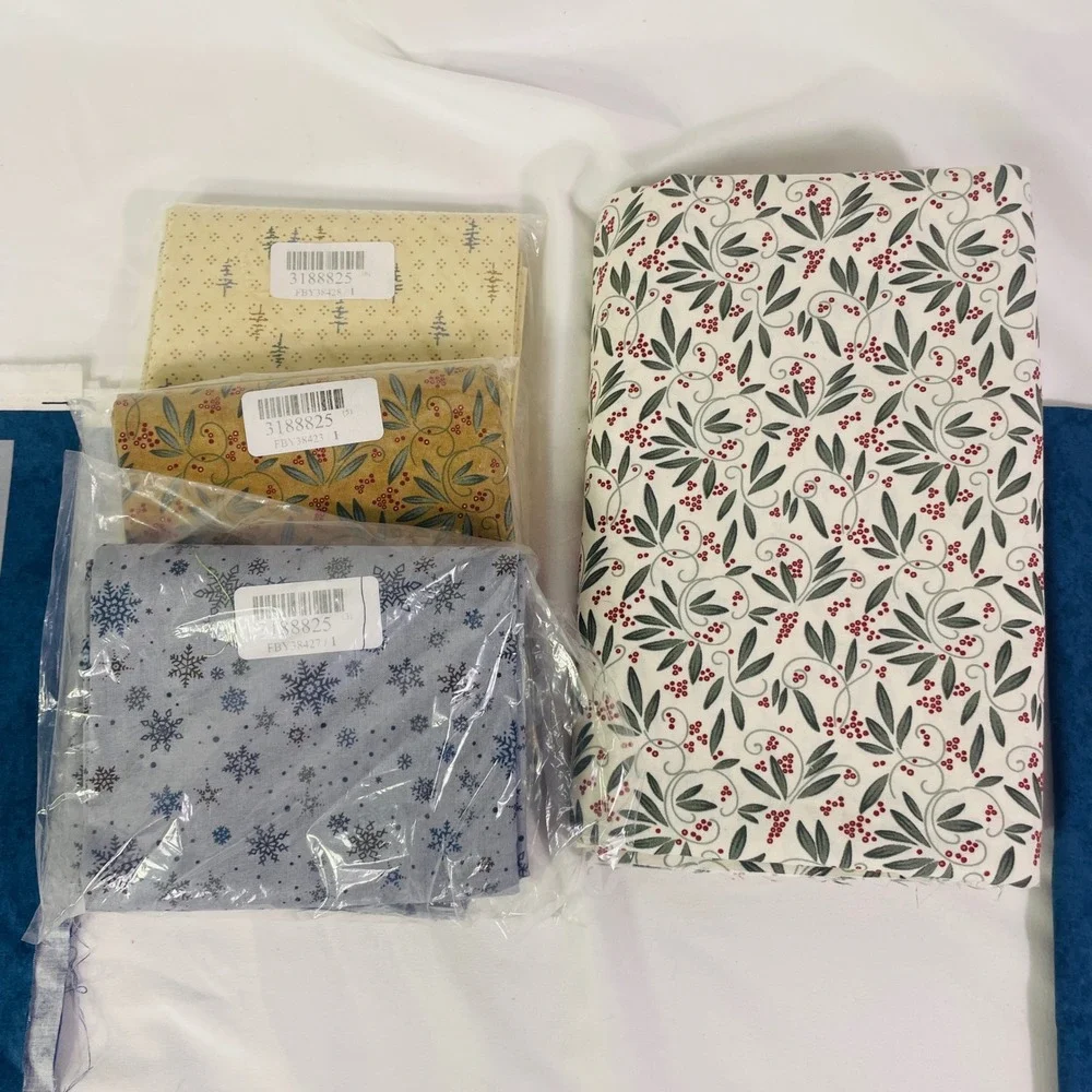 Moda‎ Town Square Fabric Bundle 9.75 yds Winter Christmas Quilt Kit Holly Taylor